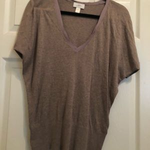 Soft loose shirt for layering or wearing alone